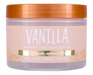 Tree Hut Vanilla Whipped Shea Body Butter | Long-lasting Hydration Leaves Skin Feeling Soft & Moisturized | Lightweight | Nourishing Essential Body Care | 8.4 fl oz.