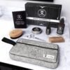 Striking Viking Grooming Kit - Premium Care Products for Men with Beard Shampoo, Oil, Balm Butter, Brush, Wooden Comb, Mustache Scissors & Toiletry Bag