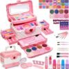 Kids Makeup Kit for Girl - Toys for Girls Washable Make Up for Little Girls,Non Toxic Toddlers Cosmetic Kits,Child Play Makeup Toys for Girls, Age 4-12 Year Old Children Gift