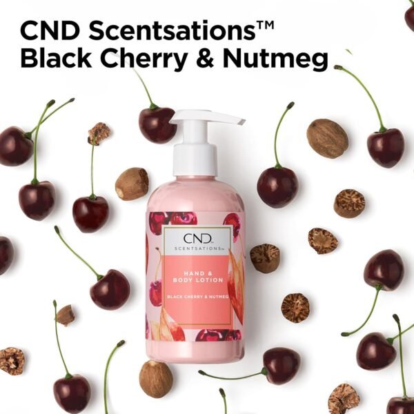 CND Scentsations Hand & Body Lotion, Deep Moisturizing and Hydrating Formula for Dry Damaged Skin, Dermatologically Tested, 8.3 oz.