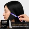 81HTYxlisVL._SL1500_.jpg Facón Hair Razors for Cutting Hair - Professional Hair Styling Razor Kit with 11 Replacement Blades, Stainless Steel Hair Cutting Tool for Salon & Home, Premium Hair Thinning Texturizing Faether Razor