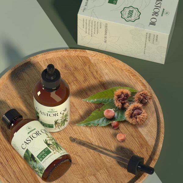 81HXtuh6O7L._SL1500_.jpg ARVIDSSON 100% Pure Jamaican Black Castor Oil for Hair Growth, Eyelashes, Eyebrows - 4 Fl Oz, Cold Pressed Castor Oil, Hair Oil, Body Oil, Skin & Scalp Moisturizer