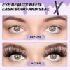 81Hx80i3YOL._SL1500_.jpg Lash Bond and Seal Waterproof 10ML Eyelash Bond and Seal Lash Glue for Lash Clusters 72 Hours Black Lash Glue and Bond Super Strong Lash Extension Bond and Seal Long Lasting (NewST-HEI New)