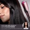 81I0tanWWqL._SL1500_.jpg Shark FlexFusion Hair Straightener & Powerful Hair Dryer with Fusion Hair Brush, Ceramic Air Styler with Auto-Wrap Hair Curlers & Concentrator, Ceramic Plates, Cosmic Blush HD641S