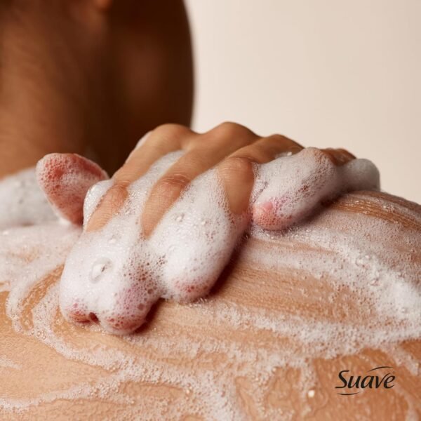 Suave Strawberry Delight Uplifting Body Wash, Formulated with Glycerin and Vitamin E for Hydrating and Gently Cleansing Skin, 18 oz, 6 Pack