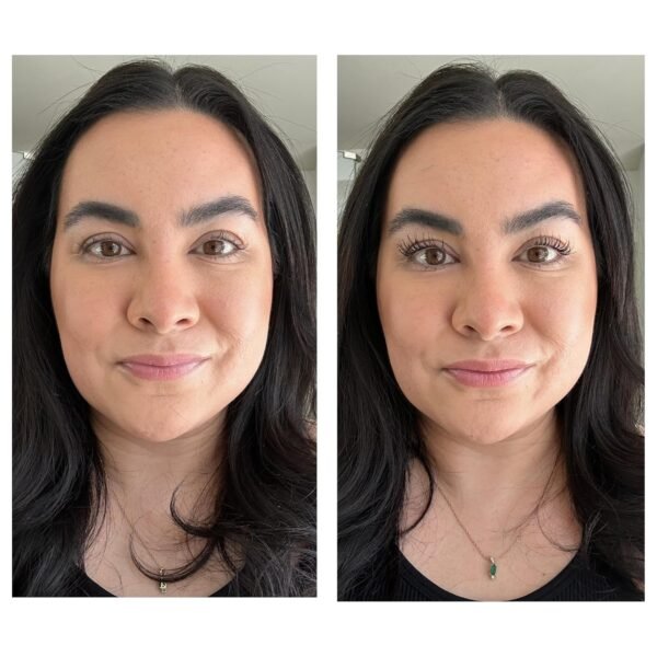 81IMyB6HOzL._SL1500_.jpg VolumeCare+ Mascara For Older Women - Extreme Length and Volume 2-in-1 Formula - No Clumps, Long-Wearing, Hypoallergenic Mascara For Sensitive Eyes (Dark Brown)