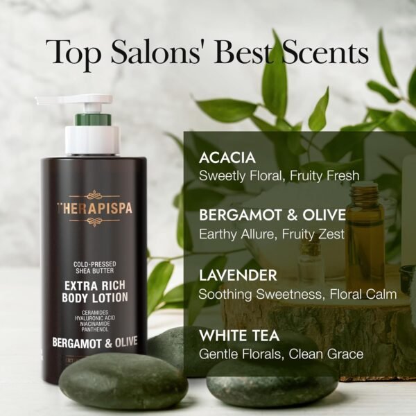 Scented Body Lotion for Women – Deep Hydration Moisturizer with Shea Butter, Ceramides & Panthenol for Dry Skin – Loved by All Genders (Acacia, 17.0 fl oz)