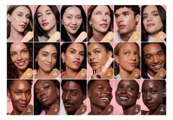 e.l.f. Halo Glow Skin Tint SPF 50, Tinted Moisturizer For Light, Buildable Coverage, Creates A Natural Glow, Vegan & Cruelty-Free, 2 Fair Warm