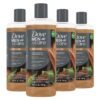 Dove Men+Care Body Wash Sandalwood + Cardamom Oil 4 Count to Rebuild Skin in the Shower with Plant-Based Cleansers and Moisturizers 18 oz