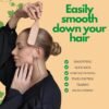 81JDdd9mm6L._SL1500_.jpg GranNaturals Boar Bristle Slick Back Hair Brush for Sleek Ponytail Bun & Smoothing Baby Hairs, Flyaways, Edge Control - Backcombing & Teasing Hairbrush with Wide Rat Tail for Sectioning & Parting