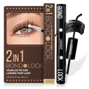 81Jysv4DwL._SL1500_.jpg LASHVIEW Lash Bond and Seal Cluster Lash Glue for Sensitive Eyes, Super Strong Hold 7Day+ DIY Lash Extension Glue, Waterproof, Latex Free