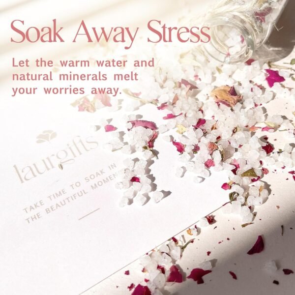 Orchid & Jasmine Spa Gift Baskets for Women – Scented Self Care Shower Essential - Elegant Kit for Mom, Wife, Sister, Friend - Body Bath Set - Aromatic Box for Occasions - Home Spa-Inspired