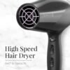 81KVIG0cO4L._AC_SL1500_.jpg Remington Damage Protection Hair Dryer with Ceramic Ionic Tourmaline Technology, Black, Diffuser and Concentrator, 3 Piece Set