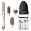 81KnIc3lSoL._SL1500_.jpg DigitalAIRE Multi Hair Styler, Air Styling System for Curls, Waves, Blowouts & Volume, 4 Attachments to Personalize Your Look Plus Storage Bag, White