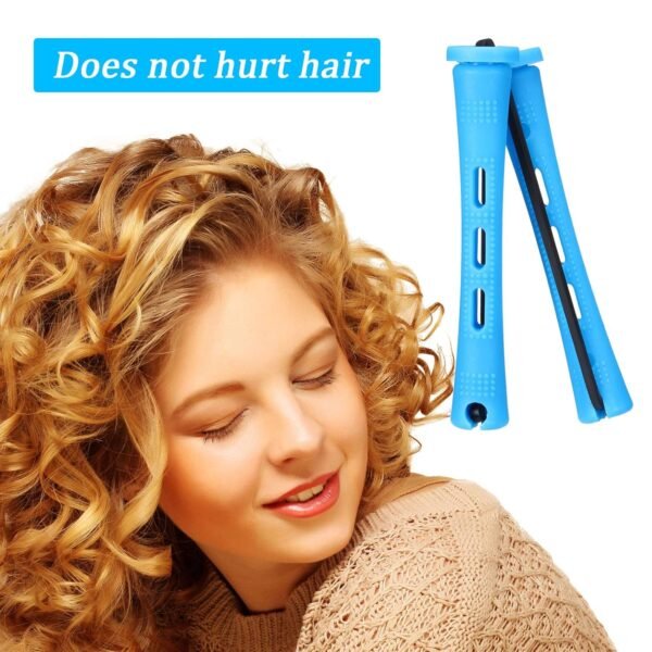 81KyWd0rcJL._SL1500_.jpg WILLBOND 60 Pcs Perm Rods Natural Long Short Hair Perm Rods with Elastic Rubber Band Non Slip Plastic Perming Cold Wave Kit for Women Hairdressing Styling Tool(0.35 Inch,Blue)