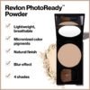 Revlon PhotoReady Blurring Face Powder Makeup, Longwear, Light-Medium Coverage with Flawless Finish, Shine & Oil-Free, 030 Medium Deep, 0.25 oz