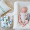 Mustela Newborn Arrival Gift Set - Baby Skincare & Bath Time Essentials - Natural & Plant Based - 5 Items Set
