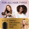 81LzebKcczL._AC_SL1500_.jpg Professional Blowout Hair Dryer Brush, Black Gold Dryer and Volumizer, Hot Air Brush for Women, 75MM Oval Shape (Black Gold)