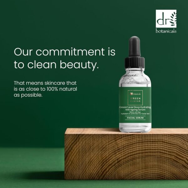 81MYXuGQI-L._SL1500_.jpg Dr Botanicals Green Caviar Deep Hydrating Anti-Ageing Serum - Rejuvenate and Nourish Your Skin - Intense Hydration for Youthful Glow 30ml / 1.01fl oz
