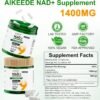 NAD Supplements,Liposomal NAD+ with Resveratrol,1400mg Per Serving,120 Capsules,Supplements for Anti-Aging,Skin Repair,Fatigue Relief,Immunity Enhancement and Antioxidant