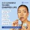 SNOW Lip Scrub Exfoliator - Sugar Scrub for Dry, Cracked Lips with Jojoba Oil, Lavender & Mint - Nourishes, Hydrates & Repairs - Treatment with Refreshing Formula, Comes with Dual Applicator