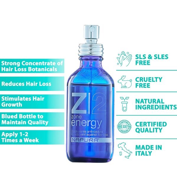Z2 Hair Growth Serum - 1.69 fl oz - Natural Scalp Treatment - Powerful Hair Loss Solution for Women and Men - Intensive Strengthening with Rosemary, Eucalyptus, and Lavender