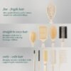 81N02tmzE6L._SL1500_.jpg EcoTools Slick Back Hairbrush, Small Brush For The Perfect Ponytail Or Bun, Tease, Smooth, & Style Hair, Tame Frizz & Flyaways, Renewable Bamboo Handle & Vegan Boar Bristles, Cruelty-Free, 1 Count