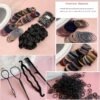 81N2SJvDAbL._SL1500_.jpg YANRONG 755PCS Hair Accessories for Woman Set Seamless Ponytail Holders Variety Hair Scrunchies Hair Bands Scrunchy Hair Ties For Thick and Curly (Mix)