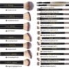 MAANGE Makeup Brushes 30 Pcs Makeup Kit, Multi-functional Makeup Tool Set with 20 Pcs Makeup Brush Foundation Brush Make up Brushes Set with Bag,Black