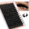 81NeemcajcL._SL1500_.jpg Focipeysa Eyelash Extensions 200D Lash Clusters 14-20MM Lashes Extensions Thick Lash Clusters D-Curly Individual Lashes Extensions Soft Reusable Cluster Lash Extension DIY Lash Cluster Extensions