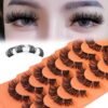 81O6yn9k7qL._SL1500_.jpg Full Cluster Lashes Natural Strips False Eyelashes Wispy Individual Lashes that Look Like Extensions 7 Pairs Multipack by Eefofnn