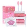 6-in-1 Lip Care Kit With Lip Sleeping Mask, Silicone Brush, Sugar Lip Scrub, Lip Mask Sheet to Reveal Luscious, Lip Exfoliator Scrub to Soft Lips – Korean Lip Therapy Set for a Fuller