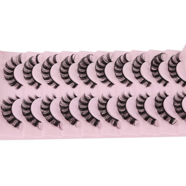 81OEj-yZHL._SL1500_.jpg wiwoseo Eyelashes Russian Strip Lashes Fake Eyelashes Russian Volume Natural Wispy Lashes 15MM Natural Lashes 10 Pairs Pack