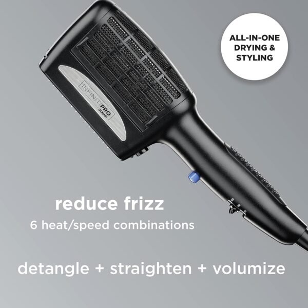 81OPpaLLNgS._SL1500_.jpg INFINITIPRO BY CONAIR 3-in-1 Styling Hair Dryer, 1875W Hair Dryer with Ceramic Technology and 3 Attachments