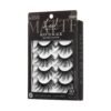 KISS Lash Couture 3D Matte False Eyelashes, 'Matte Cheviot', 18mm-20mm, Includes 4 Pairs Of Lashes, Contact Lens Friendly, Easy to Apply, Reusable Strip Lashes