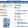 Bovine Colostrum+Collagen Peptides Powder| L-Glutamine L-Lysine Prebiotics Probiotics Digestive Enzymes Vitamin D K2 Vitamin C Quercetin & Folate|Gut Health Supplement Internal Glow By Clean Nutra (1)