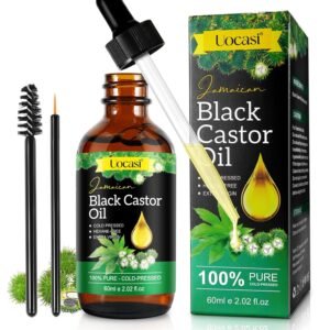 81Or4jxgiLL._SL1500_.jpg Jamaican Black Castor Oil - 100% Pure and Organic, Cold Pressed in Glass Bottles for Hair Growth, Eyebrow Nourishment, and Skin Hydration