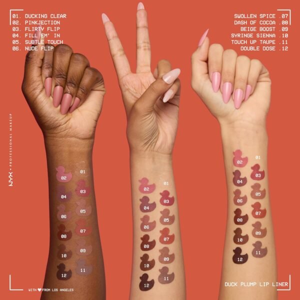 81Ozk2UKqL._SL1500_.jpg NYX PROFESSIONAL MAKEUP Duck Plump Plumping Lip Liner, Matte Pencil With Up To 10HR Wear, Subtle Touch (Deep Nude Lip Liner)
