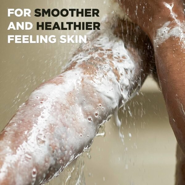 DOVE MEN + CARE Purifying Charcoal + Clay Body and Face Wash with 24-Hour Nourishing Micromoisture Technology Body Wash for Men, 13.5 oz