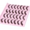 81P4yi74IoL._SL1500_.jpg Russain Strip Lashes D-Curly False Eyelashes Natural Look Wispy Cat Eye Lashes that Look Like Eyelash Extensions 3D Lashes Pack