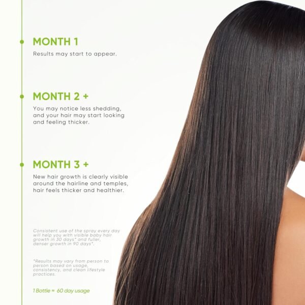 Hair Growth Serum Spray - with Rosemary Batana Oil Biotin for Hair Loss and Thinning Hair - Thicker Fuller Hair for Women Men 2 Fl Oz (Pack of 1)