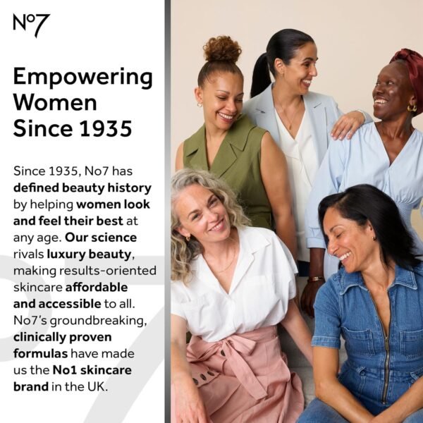 No7 Restore & Renew Multi Action Face & Neck Cream - Anti Aging Face Moisturizer with SPF 30 - Helps to Firm & Hydrate Crepey Skin - Formulated with Hyaluronic Acid, Peptides & Ceramides (1.69 Oz)