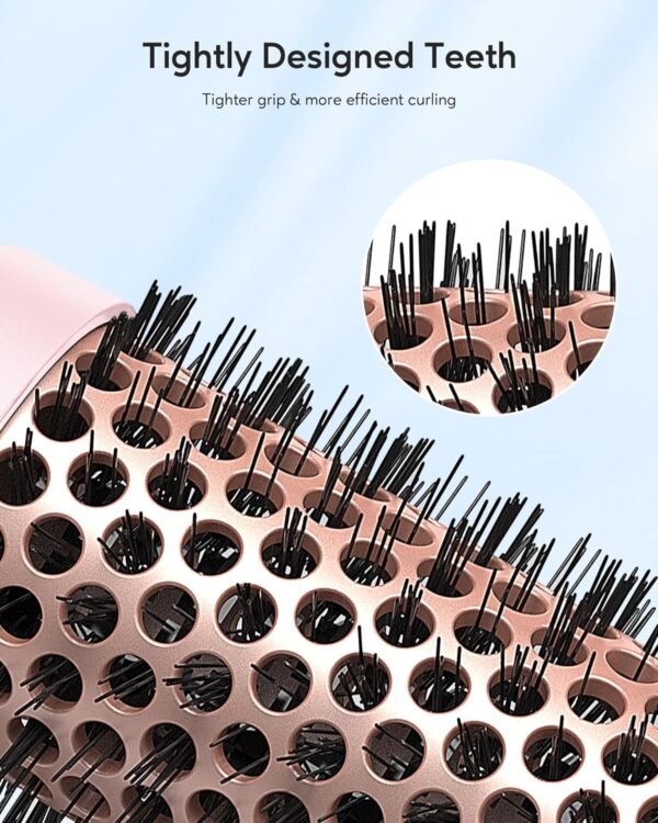 81PWEbGSn5L._AC_SL1500_.jpg Wavytalk Thermal Brush, Blowout Express 1.5 Inch Negative Ion Thermal Round Brush Creates Blowout Look Makes Hair Shinier & Smoother, Dual Voltage, Easy to Use (Pink)