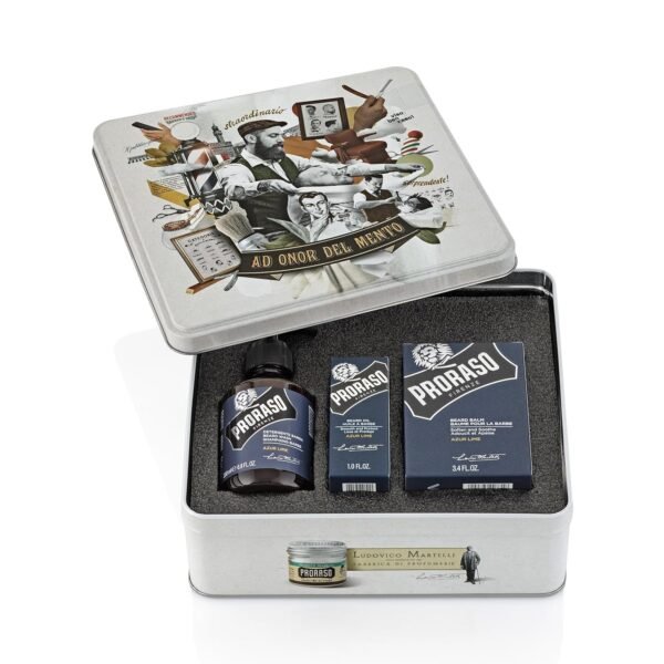 Proraso Beard Care Kit Gift Set for Men with Beard Wash, Beard Oil and Beard Balm