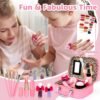 Kids Makeup Kit for Girl, Washable Makeup Set for Girls, Real Makeup for Kids, Girl Toys Princess Children Play Makeup Kit with Cosmetic Case Christmas Birthday Gifts for Girls Age 4 5 6 7 8 Year Old