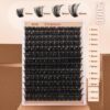 81Q-ymx-HAL._SL1500_.jpg Focipeysa Eyelash Extensions 200D Lash Clusters 14-20MM Lashes Extensions Thick Lash Clusters D-Curly Individual Lashes Extensions Soft Reusable Cluster Lash Extension DIY Lash Cluster Extensions