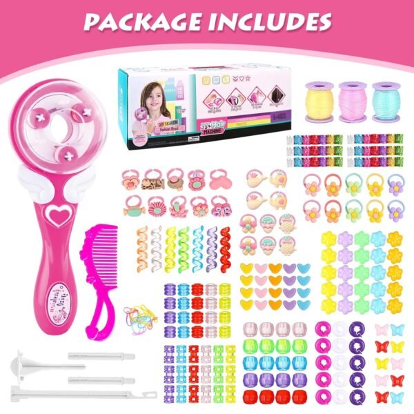 81Q4WliSRFL._SL1500_.jpg Automatic Hair Braider - Electric Hair Braiding Machine for Girls, DIY Styling Kit with Hair Accessories, Creative Hair Decorations for Kids, Birthday Gift for Girls Ages 3-12