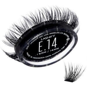 81Q6GO3FkOL._SL1500_.jpg Lashify Extreme 14mm Gossamer DIY Eyelash Extensions Refill, Black, Easy False Lashes To Add Tremendous Volume