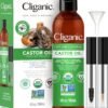 81QGfRw0WQL._SL1500_.jpg Cliganic Organic Castor Oil, 100% Pure (6oz with Eyelash Kit) - For Eyelashes, Eyebrows, Hair & Skin