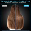 81QKq55-XmL._AC_SL1500_.jpg Cordless Hair Straightener Brush – Portable Ionic Hot Comb with 65W Fast Charger, Mini Travel Hair Straightening Brush for Women, Lightweight for On-The-Go Styling (Black)